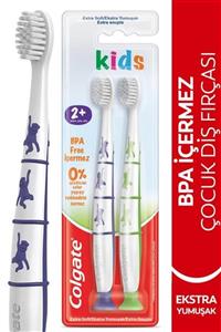 Colgate 2+ Yaş Yapışkan Tabanlı Ekstra Yumuşak Bpa Içermeyen Çocuk Diş Fırçası