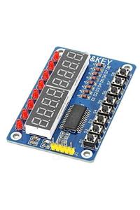 Robotistan Arduino Uyumlu 7-segment Gösterge Ve Buton Kartı