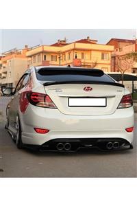 otaksan tuning Hyundai Accent Blue Arka Tampon Eki - Fiber - Boyasız