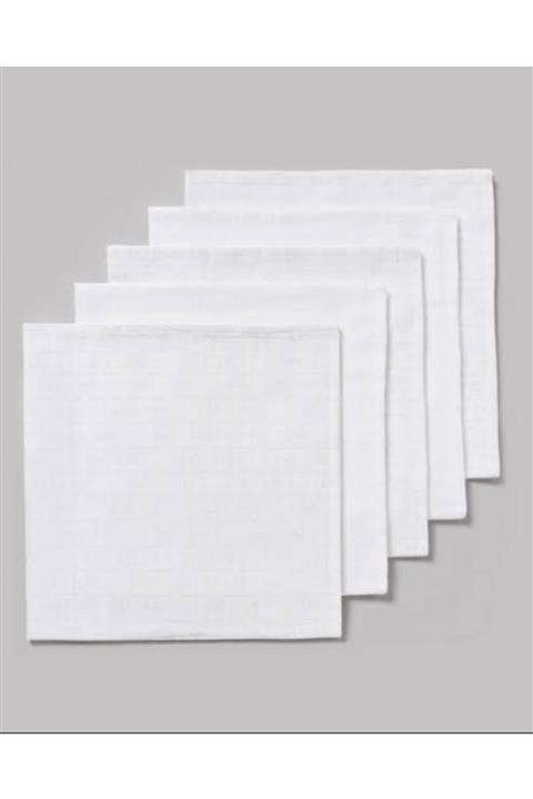 pambuk co Organik Müslin Mutfak Bezi %100 Pamuk 5li Set