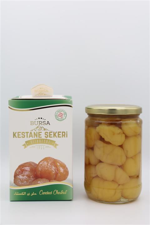 Kasım Efendi Kavanoz Duble Glikozsuz Kestane Şekeri 1kg