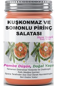 SPANA Kuşkonmaz Ve Somonlu Pirinç Salatası Ev Yapımı Katkısız 330gr