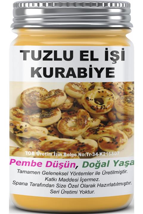 SPANA Ev Yapımı Katkısız Tuzlu El İşi Kurabiye 650gr