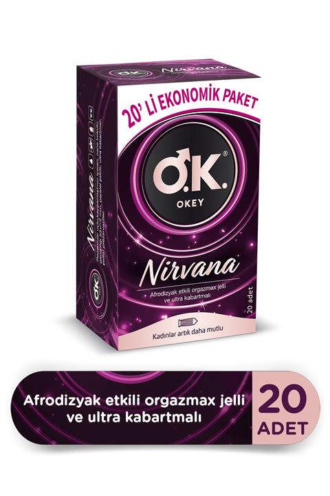 Okey Nirvana 20'li Prezervatif Ekonomik Paket