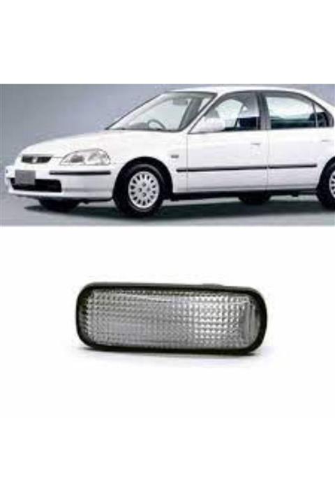 DizaynAutoGarage Honda Civic Ies 2000 Çamurluk Sinyalleri Seti Sağ Sol Beyaz