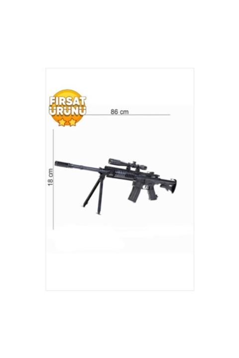Prestij Oyuncak Oyuncak Boncuk Atan Tüfek Lazerli Ayaklı Dürbünlü