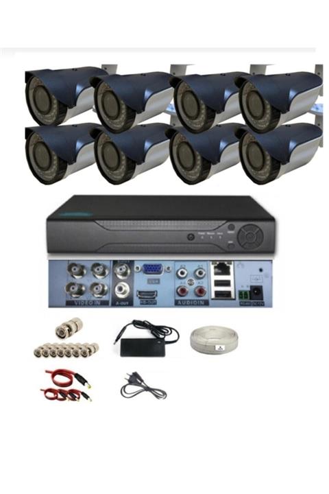 NFZ 8 Kameralı Ahd 5 Mp Sony Lensli Full Hd Kamera Sistemi Seti