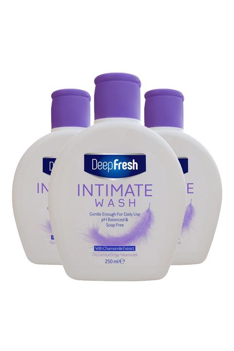 Deep Fresh Intimate Dış Genital Bölge Yıkama Jeli 3 X 250 Ml