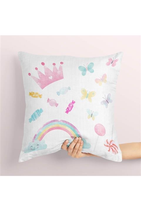 Beshick Şeker Gökyüzü Çocuk Kırlent Kılıfı