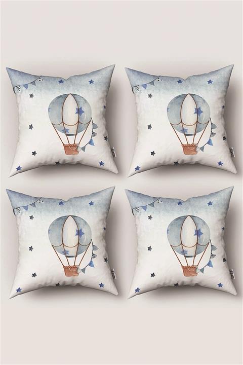 Tinybabyconcept Oyun Çadırı Konsept Çift Taraflı Baskı 4 Lü Kırlent Kılıfı Model No:045