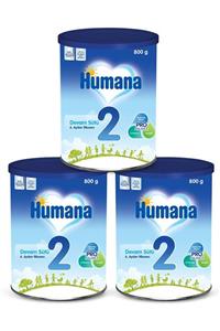 Humana 2 Bebek Maması 800 Gr 3'lü Paket