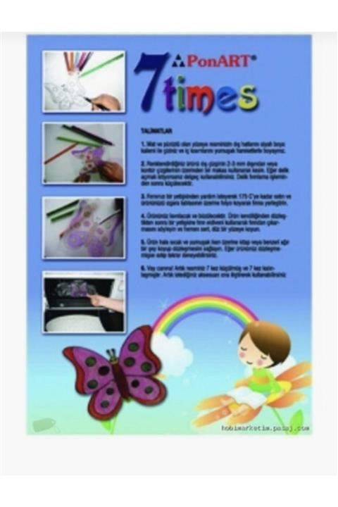 Ponart A5 7 Kat Küçülen Kağıt 2 Adet