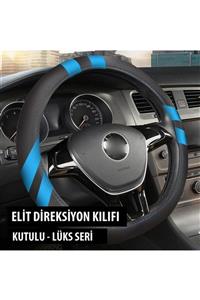 Garaj Marketim Elit Direksiyon Kılıfı Mavi Kutulu - Geçme