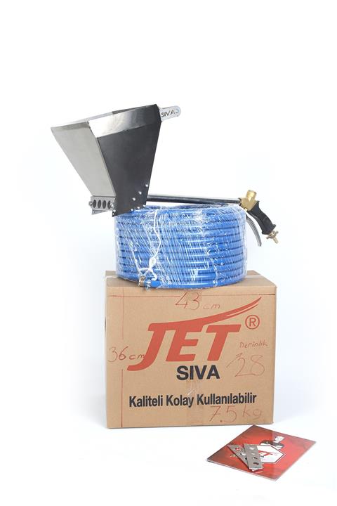 JET SIVA 4 Delikli Duvar Tipi Hortumlu Sıva Püskürtme Makinesi