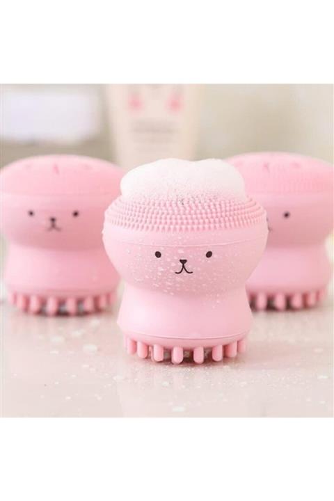 Firsat Ayi Peeling Etkili Mini El Yüz Cilt Temizleme Fırçası Silikon