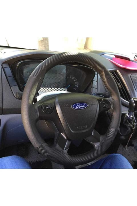 M&R OTO KILIF AKSESUAR Ford Transit Karbon Deri Direksiyon Kılıfı