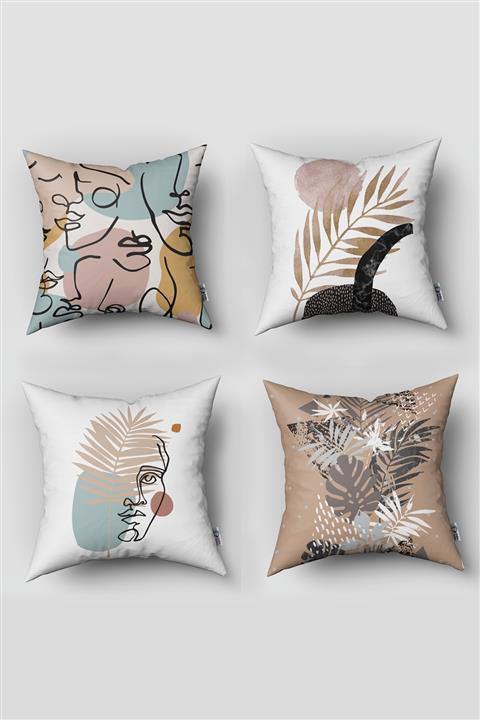 Tinybabyconcept Çift Taraflı Home Serisi 4 Lü Kırlent Model No :32