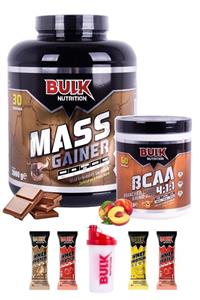 Bulk Nutrition Mass Gainer 3 Kg Çikolata - Bcaa 60 Servis Şeftali