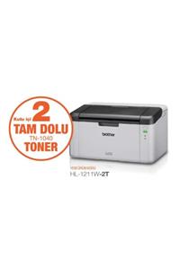 Brother Hl-1211w-2t Lazer 20ppm Yazıcı Wifi + Tam Dolu Toner  2 Adet