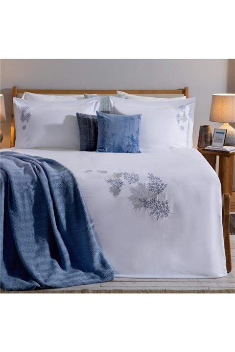 Chakra Corazon Çift Kişilik Nevresim Seti 200x220 Cm Beyaz