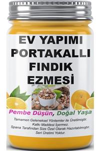 SPANA Portakallı Fındık Ezmesi Ev Yapımı Katkısız 330gr