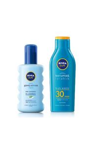 Nivea Koruma & Ferahlık 200 ml 30 Spf +  Güneş Sonrası Nem 200 ml