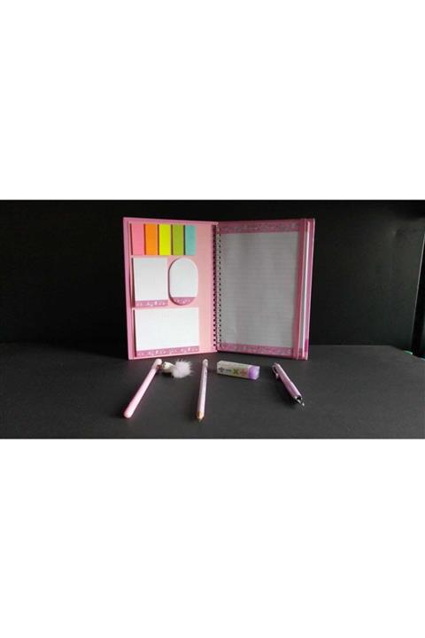 Globox Defter Kalem Seti*stickerli Defter Ve Kalemler