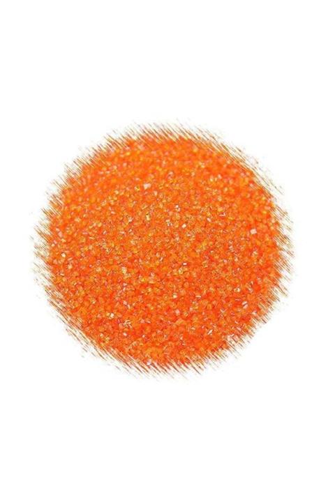 pasta cumhuriyeti Turuncu Renkli Toz Şeker 1 Kg