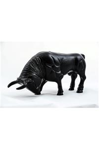 Berrinstore Zamak’tan Dekoratif Boğa Biblo 34 Cm Dekoratif Hediyelik