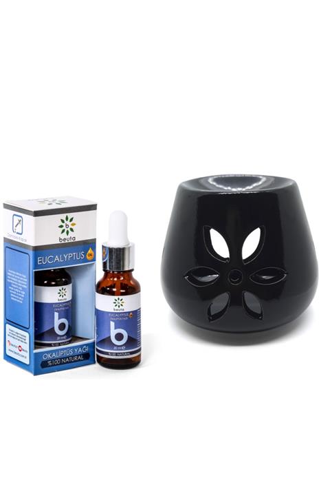 Beuta Okaliptus Yağı 20 Ml Ve Seramik Buhurdanlık