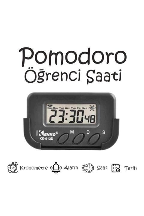 Kenko Pomodoro Öğrenci Saati - Kronometreli Ders Çalışma Saati