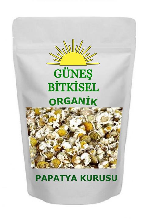 Güneş Bitkisel Organik Papatya Kurusu Çayı Içilebilir Ilaçsız 500 gr