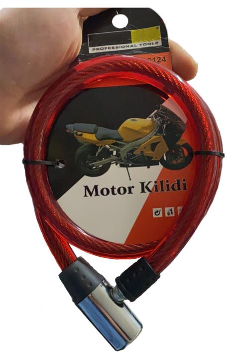 Chermik Motosiklet Halat Kilit Güvenlik Kilidi Bisiklet Bebek Arabası Kilidi