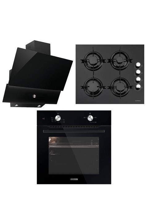 Luxell Silver Cam Ankastre Set Harr Teknoloji