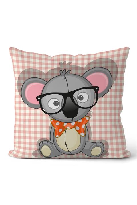 SHOWY BABY Gözlüklü Sevimli Koala Desenli Çocuk Odası Kırlent 43x43