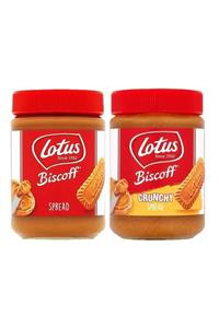 Lotus Biscoff Spread Sürülebilir Ve Crunchy Bisküvi Ezmesi Kreması Ikili