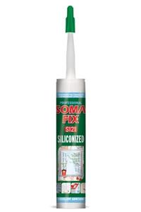 Somafix 310 ml 500 gr Beyaz Somafıx Silikonize Mastik Pimapen Pvc Kapı Pencere Montaj Dolgu Mastiği