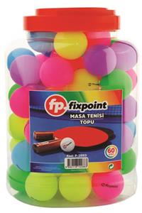 FixPoint Pinpon Masa Tenis Topu 60'lı Renkli