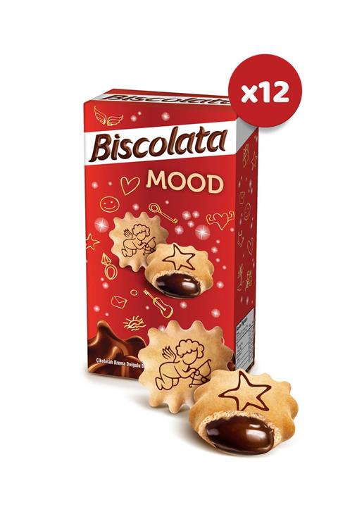 Biscolata Mood Çikolatalı 40 gr X 12 Adet