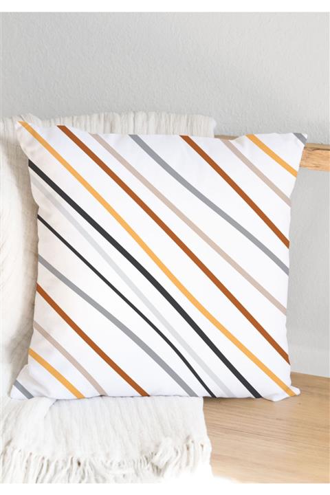 JUNİOR HOME CONCEPT Sevimli Kuş Figürlü Çift Taraflı Dijital Baskı Kırlent Kılıfı