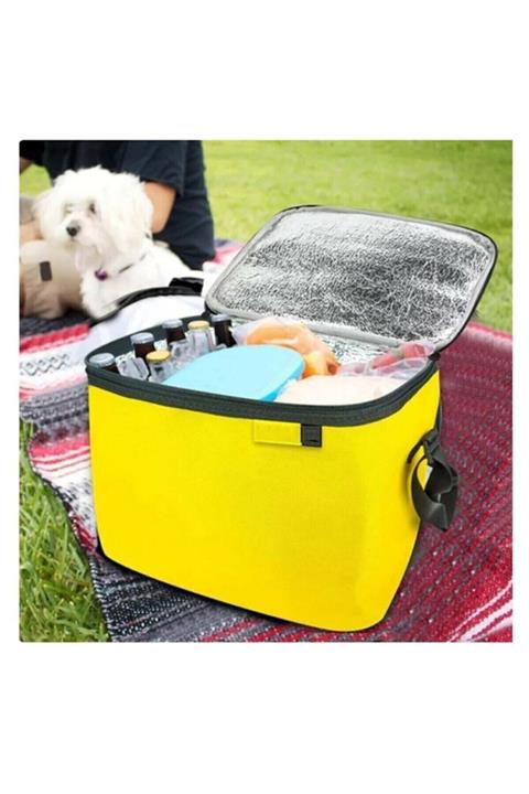 laqaydükkan34 Termos Çanta - Piknik Çantası Buz Aküsü Hediyeli 40lt