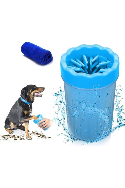 Soft & Gentle Köpek Pati Yıkama Aparatı Büyük Cins 15cm Pati Temizleme Kovası Pençe Temizleme