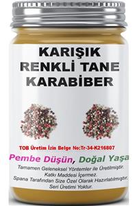 SPANA Karışık Renkli Tane Karabiber Ev Yapımı Katkısız 125gr