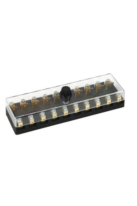 FESAN Sigorta Kutusu 10 Yuvalı Eski Model Taş Sigortalı