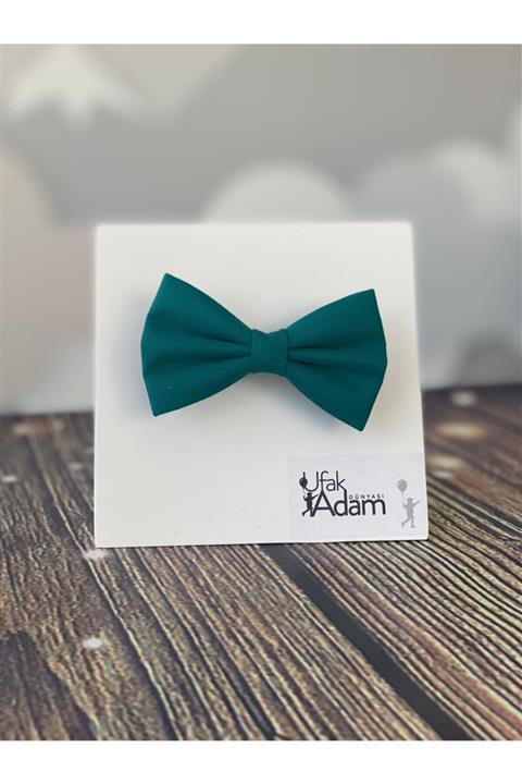 Ufak Adam Petrol Yeşil Papyon