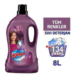 Bingo Onaran Koruma Sıvı Bakım Çamaşır Deterjanı 4 lt 2'li