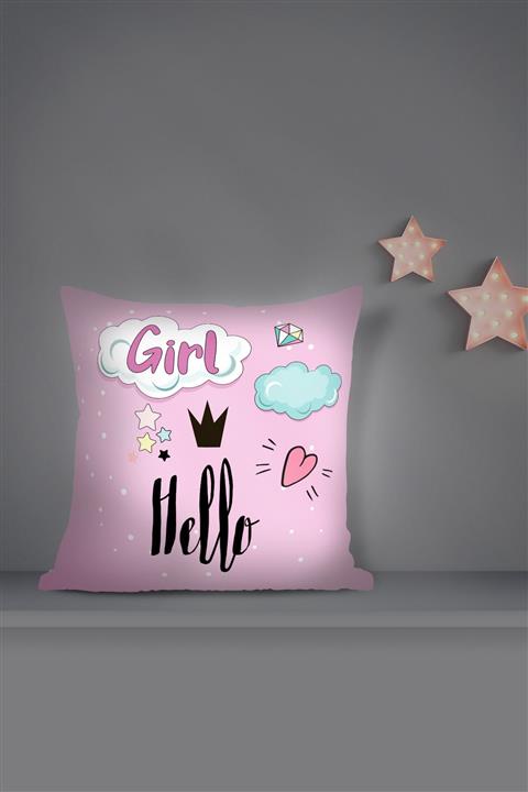 Homamia Çift Taraflı Kırlent Kılıfı Girl