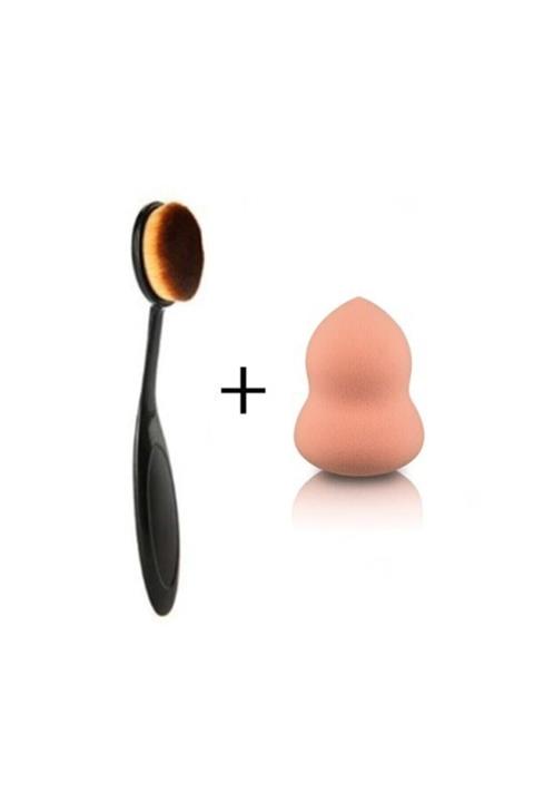 Estella Kaşık Fondöten Fırça Ve Armut Makyaj Süngeri