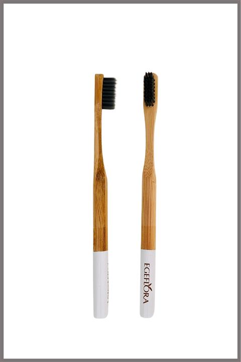 Egeflora Bambu Diş Fırçası Yetişkin Beyaz