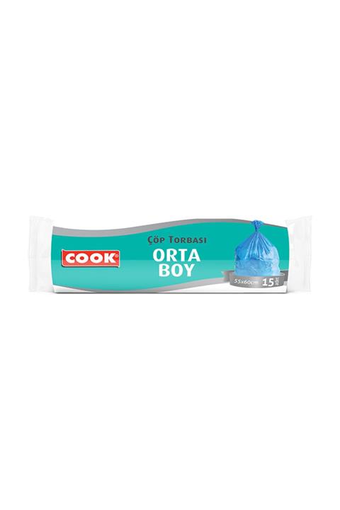 COOK Cook Orta Boy Çöp Torbası Kokusuz 15'Li